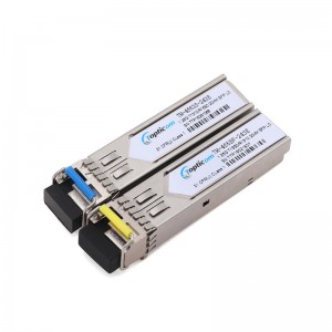 1.25Gb/s SFP 1310nm/1550nm 20km DDM Simplex LC transceiver optical