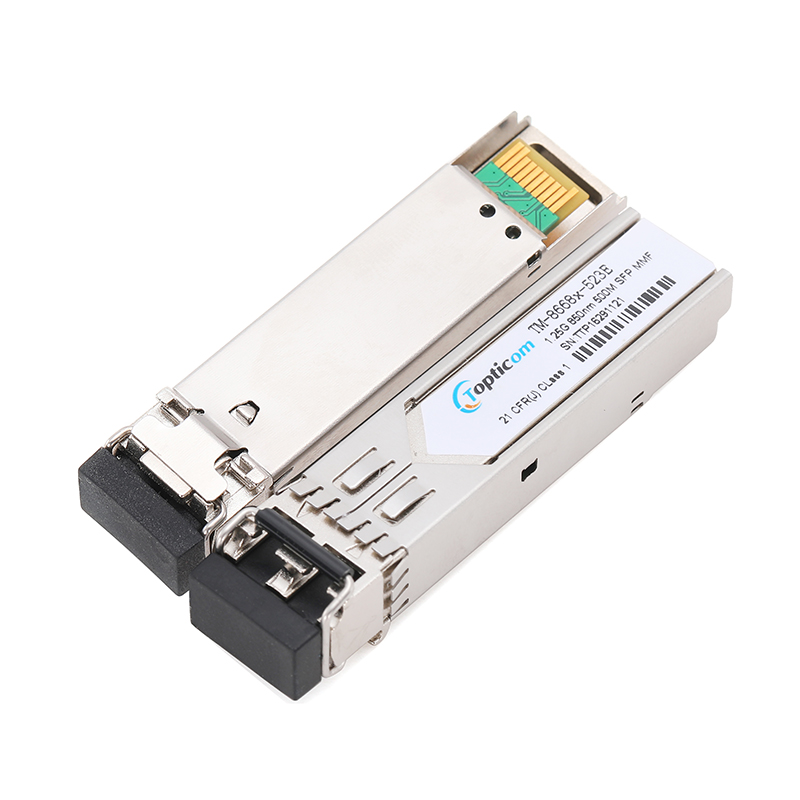 Fast delivery Bidi Transceivers - 1.25Gb/s SFP 850nm 550m DDM Duplex LC optical transceiver  – Topticom