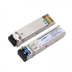 מקלט משדר אופטי 1.25Gb/s SFP CWDM 120 ק"מ DDM Duplex LC