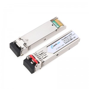 فرستنده نوری 1.25 گیگابیت بر ثانیه SFP CWDM 40 کیلومتر DDM Duplex LC