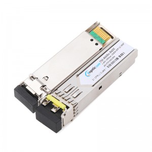 1,25 Gb/sn SFP 1550 nm 120 km DDM Çift Yönlü LC optik alıcı-verici