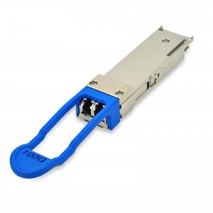 100Gb/s QSFP28 CWDM4 1310nm 2km DDM DFB ઓપ્ટિકલ ટ્રાન્સસીવર