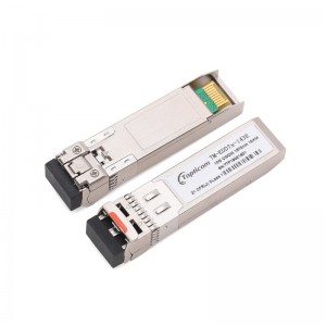 10 Гбіт/с SFP+ CWDM 1270 нм ~ 1610 нм 10 км DDM DFB LC оптичний трансивер