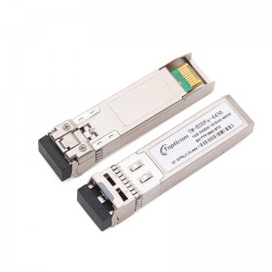 10Gb/s SFP+ CWDM 1470nm~1610nm 40km DDM DFB LC ஆப்டிகல் டிரான்ஸ்ஸீவர்