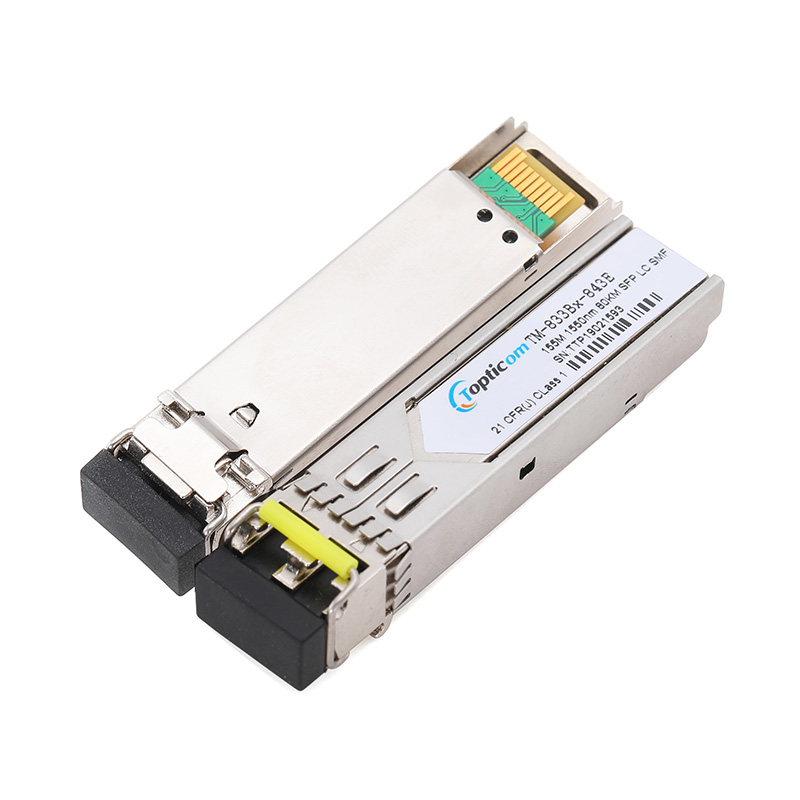 2020 wholesale price Cwdm - 155Mbps SFP 1550nm 80km DDM Duplex LC optical transceiver  – Topticom