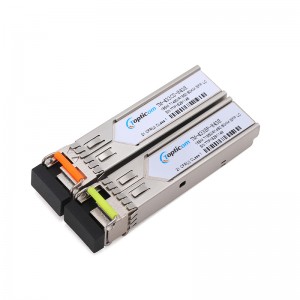 155Mb/s SFP 1310nm/1550nm 80km DDM Simplex LC optical transceiver