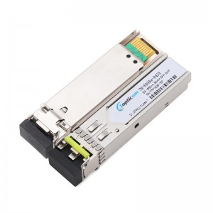 3 Гбіт/с SFP+ 1550 нм 80 км DDM Duplex LC аптычны прыёмаперадатчык