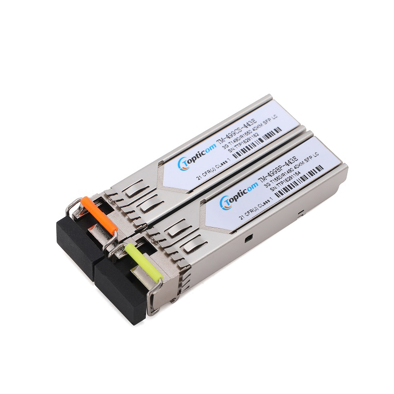 Wholesale Price China Bidi Sfp - 3Gb/s SFP+ BIDI 1490nm/1550nm 40km DDM Simplex LC optical transceiver – Topticom