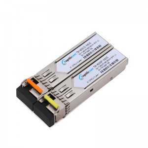 3Gb / s SFP + BIDI 1490nm / 1550nm 80km DDM Simplex LC ตัวรับส่งสัญญาณแสง