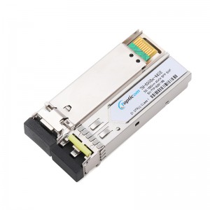 Transceptor òptic LC dúplex SFP+ CWDM de 3 Gb/s de 40 km DDM