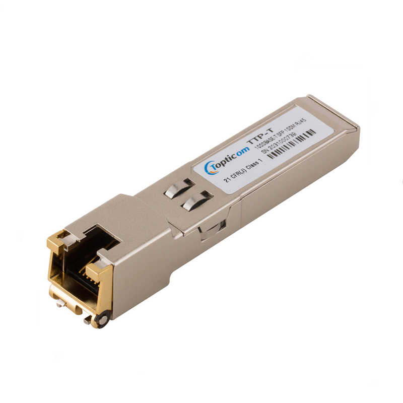 Manufacturer for Rj45 Transceiver - 1000BASE-T SFP Copper RJ-45 100m Transceiver Module  – Topticom