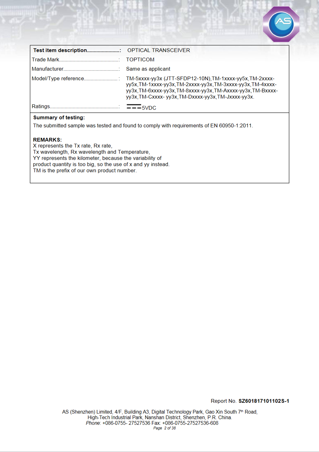 Saukewa: IEC60950